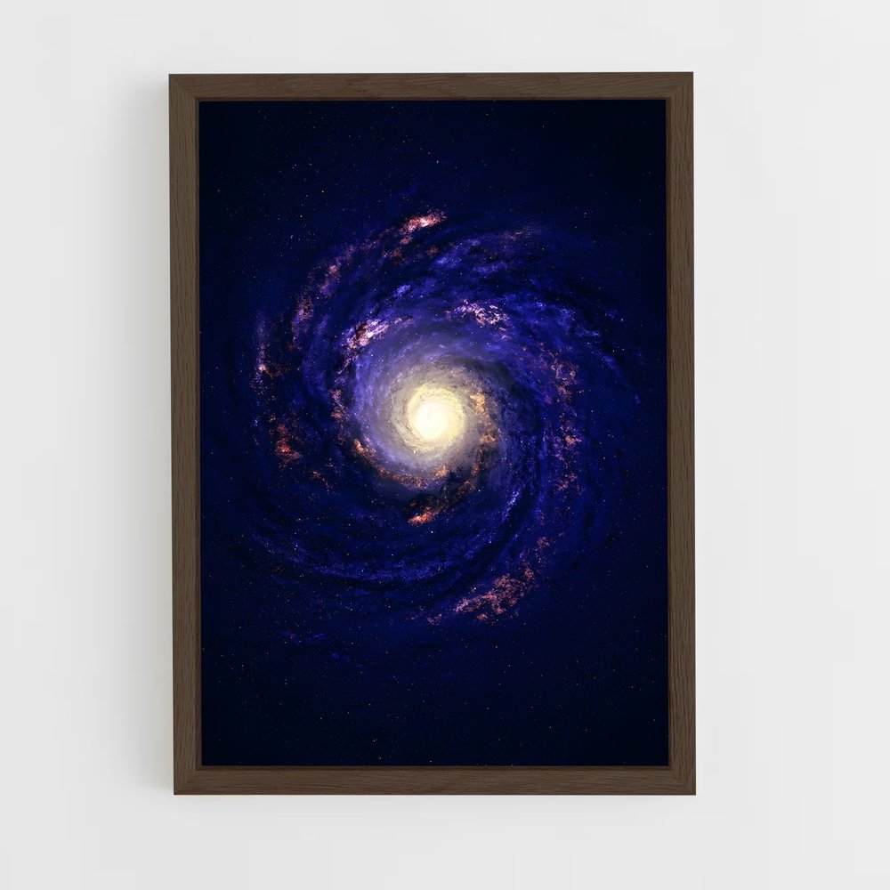 Poster éblouissant de la galaxie du Tourbillon (vue 5)